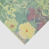 Blumengrün Seidenpapier (Ausschnitt)