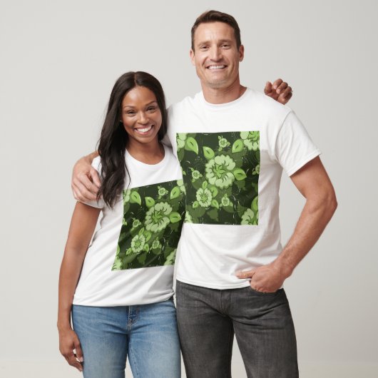 Blumengrün-T - Shirt (Unisex)