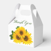 Blumengrün und Gelb-grüne Blume Geschenkschachtel (Vorderseite)