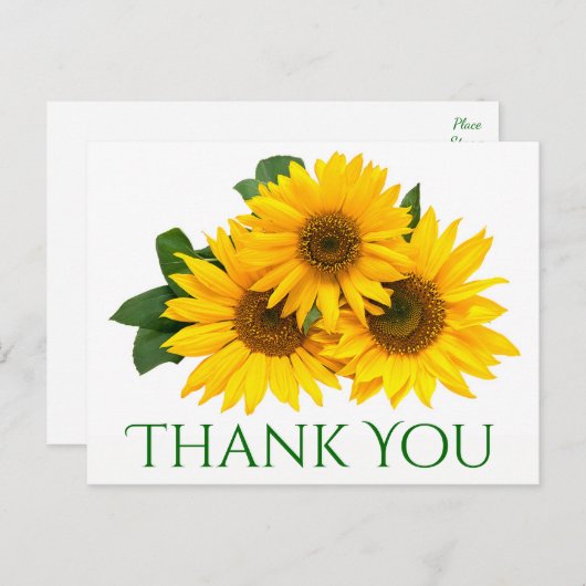 Blumengrün und Gelb-grüne Blume Postkarte (Vorne/Hinten)