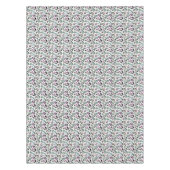 Blumengrün Wasserfarbe Nahtloses Muster Tischdecke (Vorderseite)