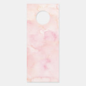 Blumengrün Wedding Door Hanger Türanhänger (Rückseite)