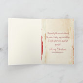 Blumengrün Weihnachten Ribbon Red Poinsettia (Innenseite)