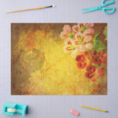 Blumengrunge Decoupage Seidenpapier (Basteln)
