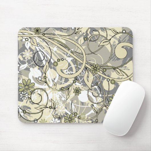 Blumengrunge Mousepad (Mit Mouse)