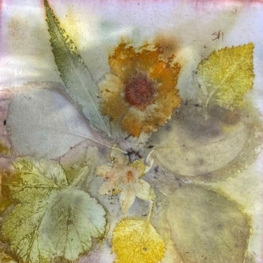 Blumengrunge verschleierter Herbst lässt Design Seidenpapier