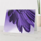 Blumengruß Dankeskarte (Vorderseite)