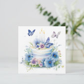 Blumengruß: Die Geburtstagskarte des verzauberten (Stehend Vorderseite)