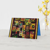 BLUMENgruß U. MITTEILUNGSKARTEN BRENDAS (Gelbe Blume)