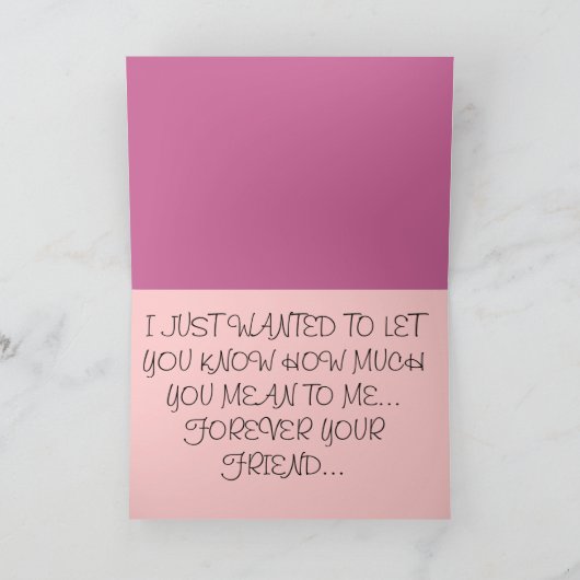 BLUMENgruß U. MITTEILUNGSKARTEN BRENDAS (Innenseite)