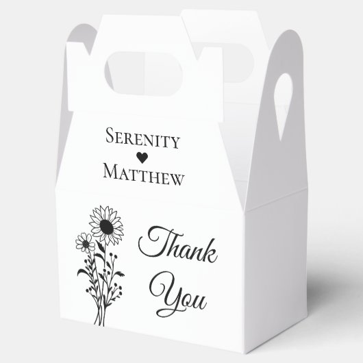 Blumengrüße Geschenkschachtel (Geöffnet)