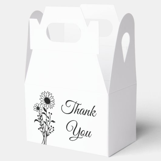 Blumengrüße Geschenkschachtel (Geöffnet)