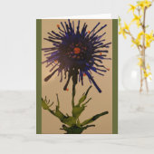 Blumengrüße Karte (Gelbe Blume)