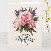 Blumengrüße "Tag der glücklichen Mutter" Karte (Gelbe Blume)