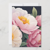 Blumengrüßkarte Dankeskarte (Rückseite)