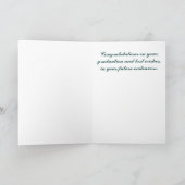 Blumengrußkarte für Abschluss Karte (Innenseite)