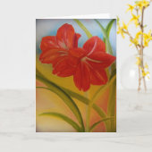 Blumengrußkarte für jeden Anlass Karte (Gelbe Blume)