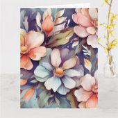 Blumengrüßkarte Karte (Gelbe Blume)