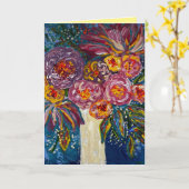 Blumengrüßkarte Karte (Gelbe Blume)