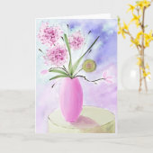 Blumengrüßkarte Karte (Gelbe Blume)