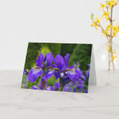 Blumengrußkarte, leeres Innere Karte (Gelbe Blume)