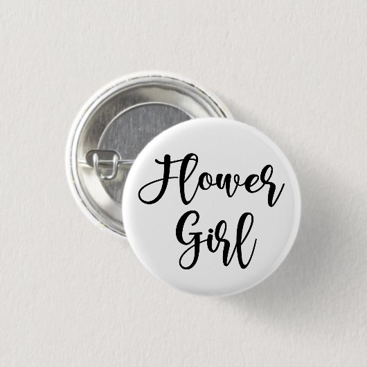 Blumenguletaste Button (Vorne & Hinten)