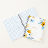 Blumengürtel-Hardcover-Notebook Notizblock (Innenseite)