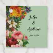 Blumenguss Geschenkanhänger (Vorderseite)