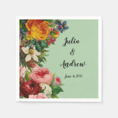 Blumenguss Serviette (Vorderseite)