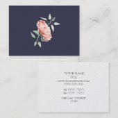 Blumenguss Visitenkarte (Vorne/Hinten)