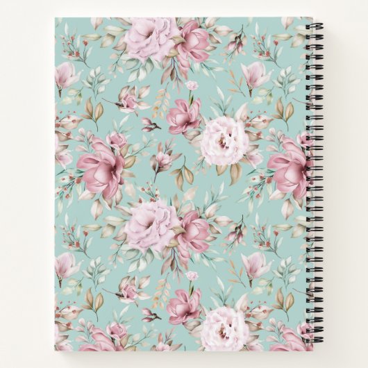 BlumengussNotebook Notizblock (Rückseite)