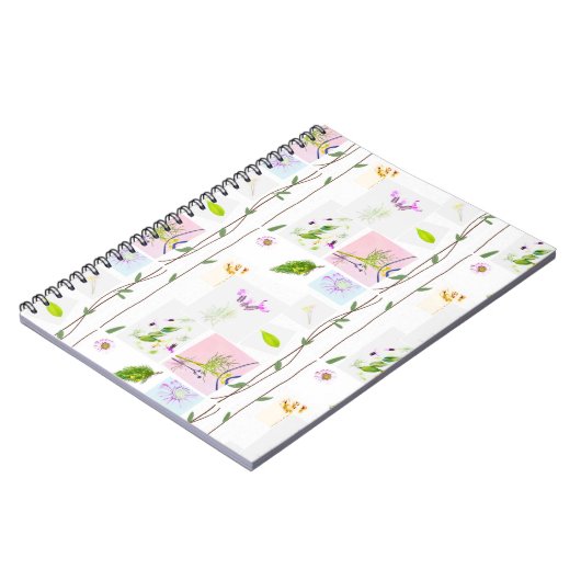 BlumengussNotebook Notizblock (Linke Seite)
