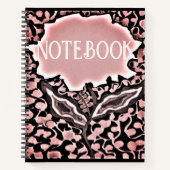 BlumengussNotebook Notizblock (Vorderseite)