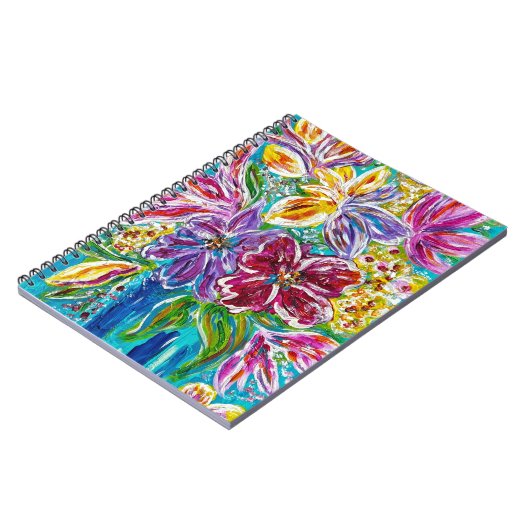 BlumengussNotebook Notizblock (Linke Seite)