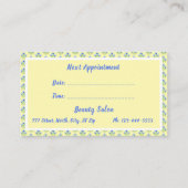 Blumenhaar - Personalausweis Telefonnummerkarte (Rückseite)