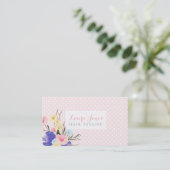 Blumenhaar - Sternenhimmel Karte (Stehend Vorderseite)