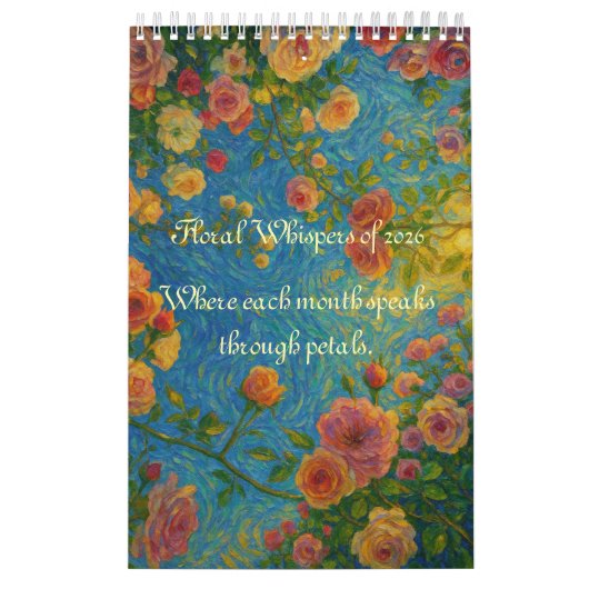 Blumenhafte Flüstern 2026 Kalender (Titelbild)
