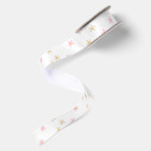 Blumenhafte Seifenblasen  Satinband (Rückseite)