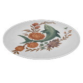 Blumenhaie Harmonie - Natur und Meeresfusion Kunst Schneidebrett (Ecke)
