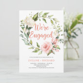 Blumenhain Blütenrötung mit Hydrangea-Effekt Einladung (Stehend Vorderseite)