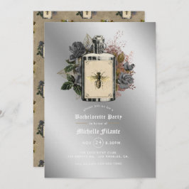 BlumenHalloween Gotischer Junggeselinnen-Abschied  Einladung