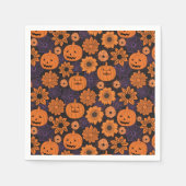 BlumenHalloween Serviette (Vorderseite)