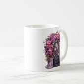 BlumenHalloween Spuk Haus Kaffeetasse (VorderseiteRechts)