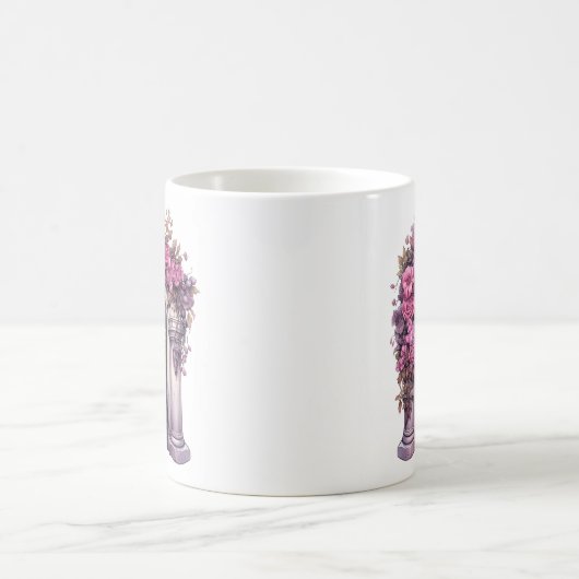 BlumenHalloween Spuk Haus Kaffeetasse (Mittel)