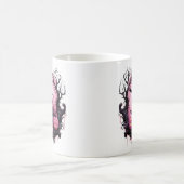BlumenHalloween Spuk Haus Kaffeetasse (Mittel)