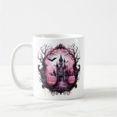 BlumenHalloween Spuk Haus Kaffeetasse (Links)