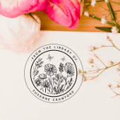 Blumenhandbuch aus der Bibliothek Permastempel