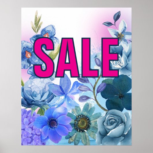 Blumenhandel, Einzelhandel Poster (Vorne)