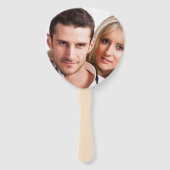 Blumenhandfan und Foto Fächer (Rückseite)