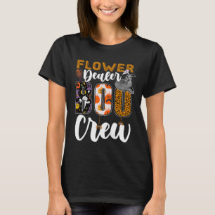 Blumenhändler Boo Crew Halloween Match Florist T-Shirt